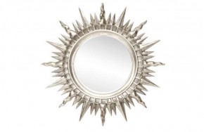 Зеркало круглое серебро (1810(1) в Уфе - ufa.ok-mebel.com | фото 1