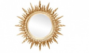 Зеркало круглое золото (1810(1) в Уфе - ufa.ok-mebel.com | фото