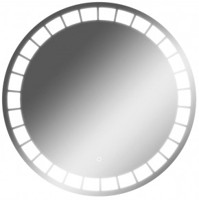 Зеркало Маскат 700х700 с подсветкой Домино (GL7057Z) в Уфе - ufa.ok-mebel.com | фото 1