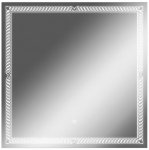 Зеркало Паликир 700х700 с подсветкой Домино (GL7051Z) в Уфе - ufa.ok-mebel.com | фото 1